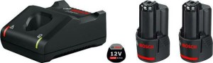 BOSCH AKUMULATOR 12V 3,0Ah 2szt. + ŁADOWARKA GAL 12V-40