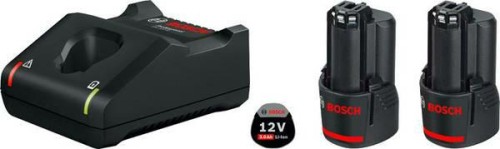 BOSCH AKUMULATOR 12V 3,0Ah 2szt. + ŁADOWARKA GAL 12V-40