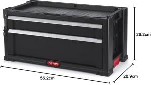 KETER REGAŁ 2 SZUFLADY TOOL CHEST SET