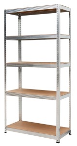 AWTOOLS REGAŁ 5 PÓŁEK 180x90x40 NOŚNOŚĆ 250kg / 5,0mm - WCISKANY SZYBKI MONTAŻ