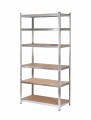 AWTOOLS REGAŁ 6 PÓŁEK 200x90x40 NOŚNOŚĆ 300kg / 6,0mm - WCISKANY SZYBKI MONTAŻ
