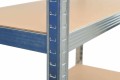 AWTOOLS REGAŁ 5 PÓŁEK 200x90x40 NOŚNOŚĆ 300kg / 6,0mm - WCISKANY SZYBKI MONTAŻ