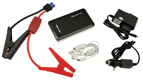 ADLER POWER BANK MINI POWER-400 WILOFUNKCYJNE URZĄDZENIE ROZRUCHOWE