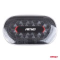 Belka ostrzegawcza bezprzewodowa LED z pilotem R65 R10 326x186x63 26W 12V 24V AMIO-04369