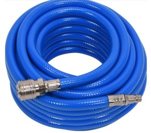 YATO WĄŻ PNEUMATYCZNY PVC Z SZYBKOZŁĄCZKĄ 10mm x 10m