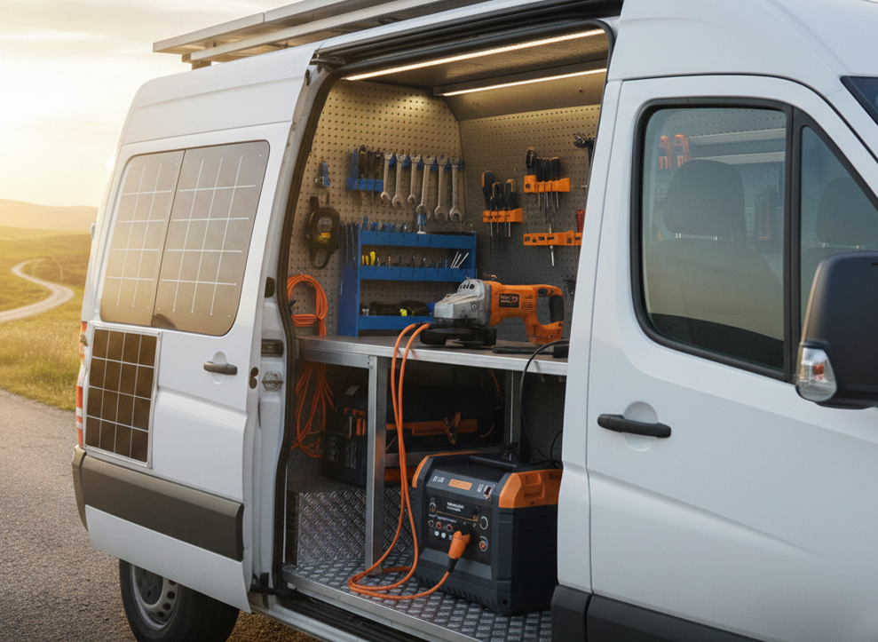 Fotowoltaika do mobilnego warsztatu – czy instalacja PV w busie serwisowym ma sens?